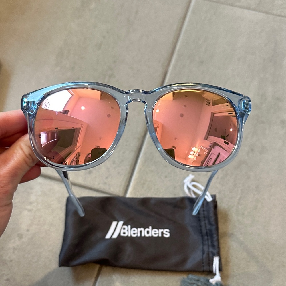 Blenders Blue and Pink Sunglasses
